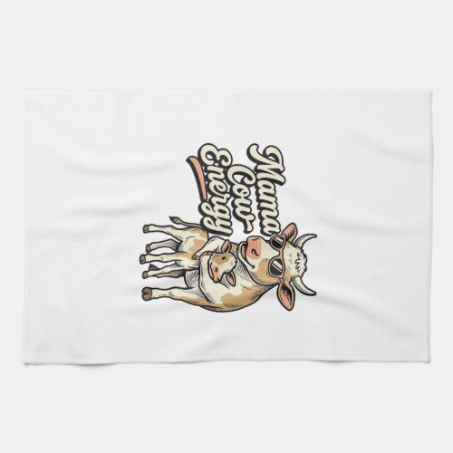 Mama Cow Shirt for Country Farm Moms Kitchen Towel