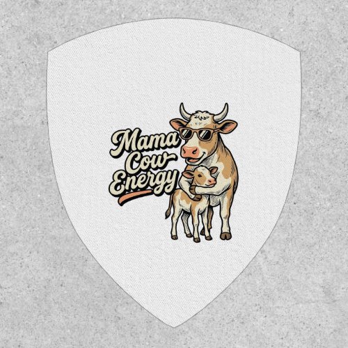 Mama Cow Shirt for Country Farm Moms Patch