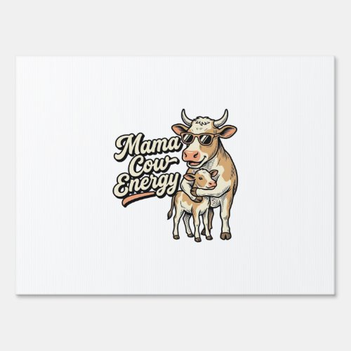 Mama Cow Shirt for Country Farm Moms Sign
