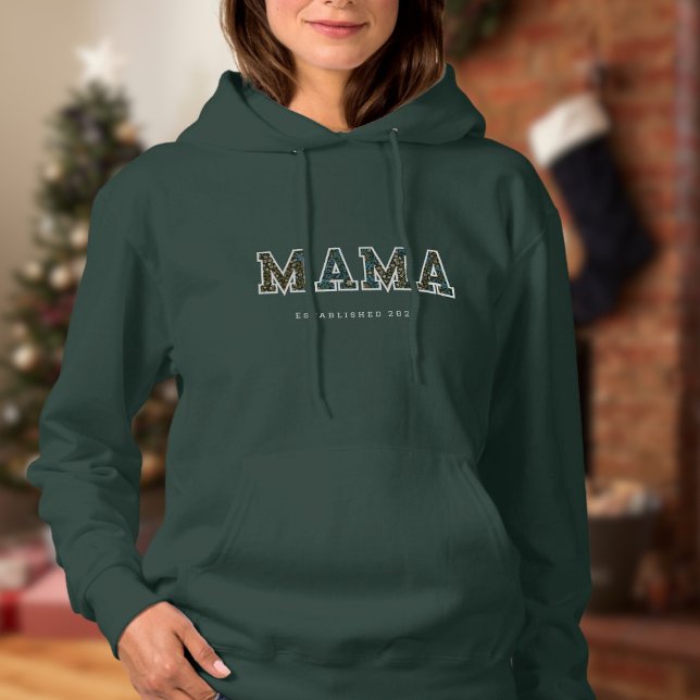 Mama customized year - dark trendy  hoodie (Creator Uploaded)