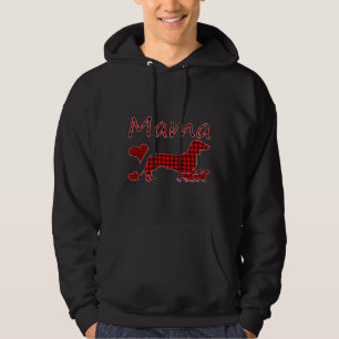Mama Dachshund Mom Hoodie