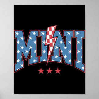 Mama Dada Mini 4th Of July American Family Matchin Poster