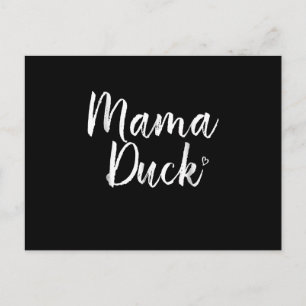 Mama Duck , Cute Duck, Mors Day, Gifts Mom Invitation Postcard
