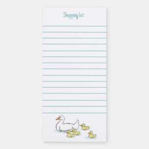 Mama Duck Shopping List Magnetic Notepad