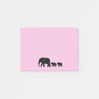 Mama Elephant with Babies Post it Notes