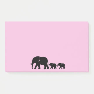 Mama Elephant with Babies Post it Notes