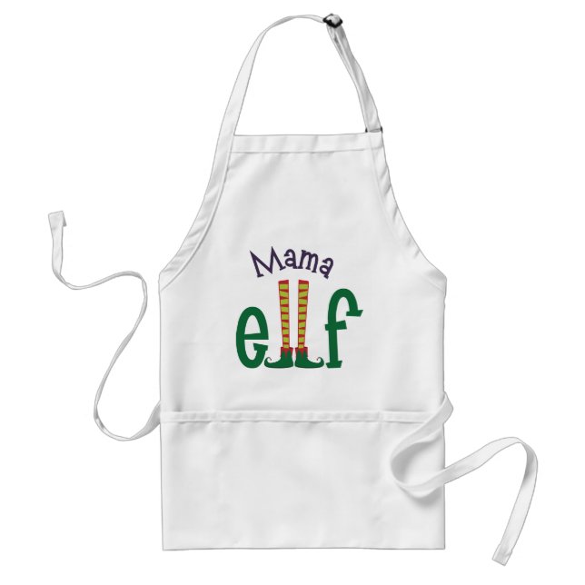 Mama Elf Adult Apron (Front)