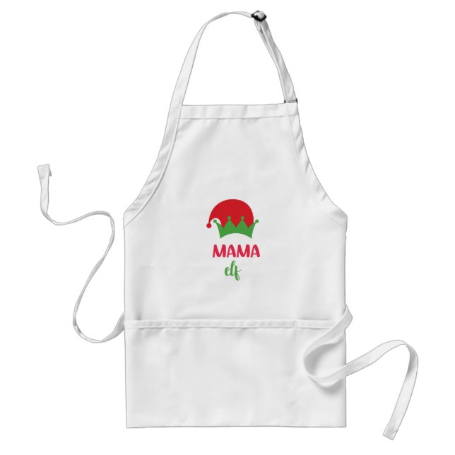 Mama Elf Adult Apron (Front)