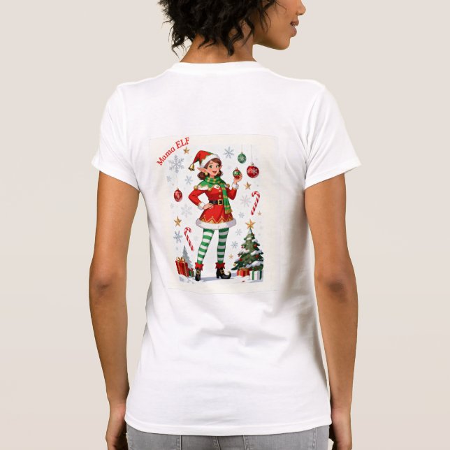 Mama Elf T-Shirt (Back)