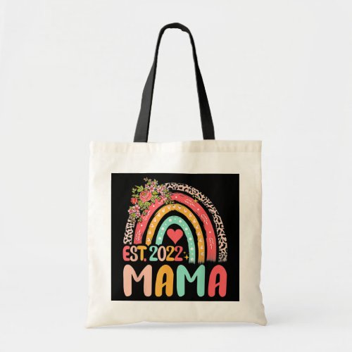 Mama Est 2022 Cute New Mom Mothers Day Women Tote Bag