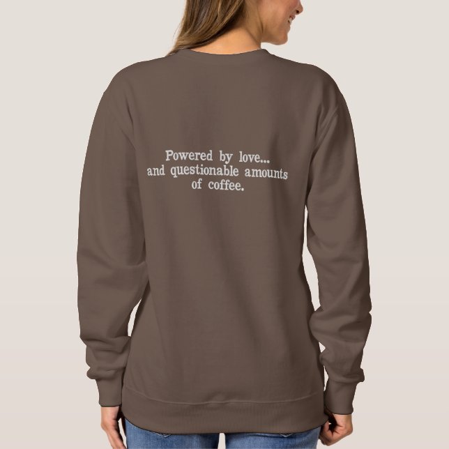 Mama est 2026 embroidered sweatshirt (Back)