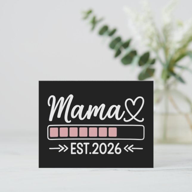 Mama est. 2026 Pregnancy Announcement Mom  (Standing Front)