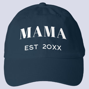Mama Est 20XX Date Year Hat