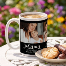 Mama Established 3 Photo Kids Name Fun