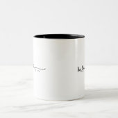 Mama Established | Mom Gift Two-Tone Coffee Mug (Center)