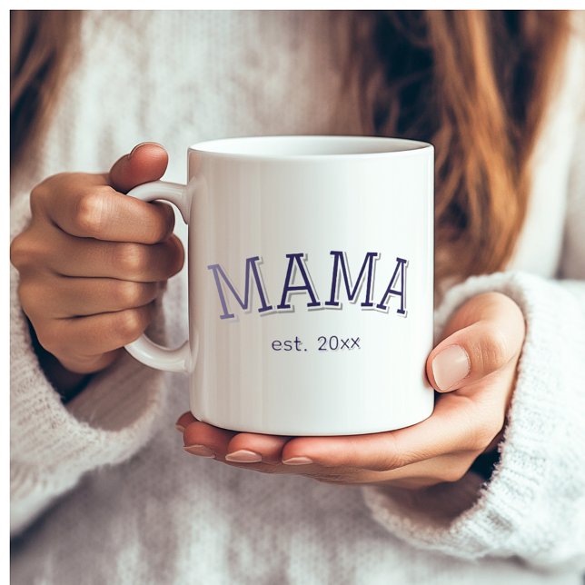 Mama Established ☕️ Personalized Mothers Day Gift Coffee Mug (Mama Established ☕️ Personalized Mothers Day Gift Coffee Mug)