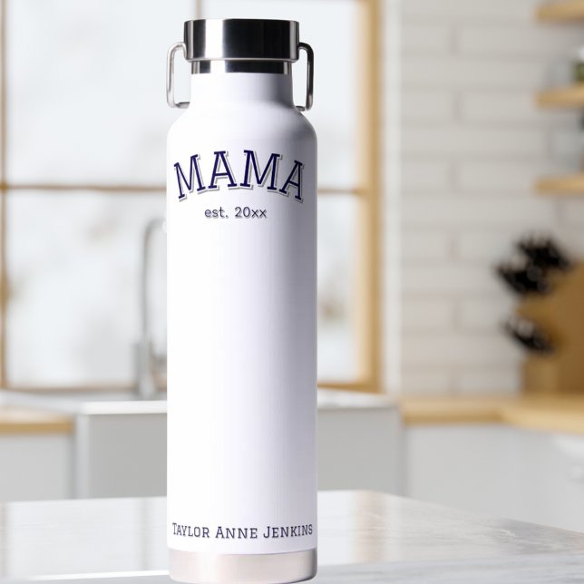 Mama Established 💦 Personalized Mothers Day Gift Water Bottle (Mama Established 💦 Personalized Mothers Day Gift Water Bottle)
