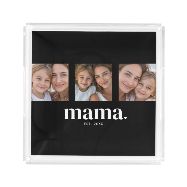 Mama Established Photo Acrylic Tray (Front)