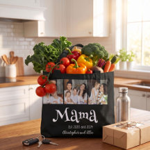 Mama Established Photo Kids Name Fun Text