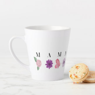 MAMA Floral Butterfly – Mother's Day Gift Latte Mug