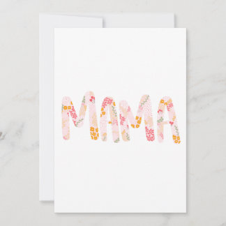 Mama Floral Card