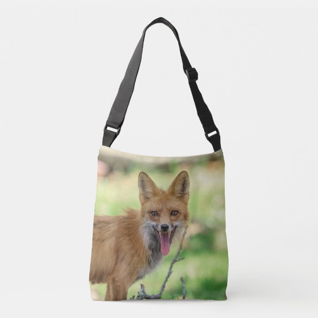 Mama Fox in the Hudson Valley Crossbody Bag (Front)