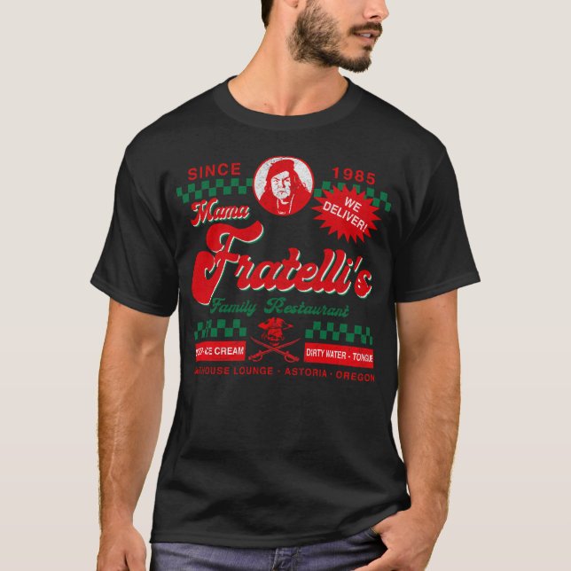Mama Fratelli'S Restaurant Lts T-Shirt (Front)