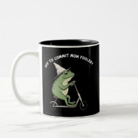 Mama Frog Off to Commit Mom Foolery Scooter Gift