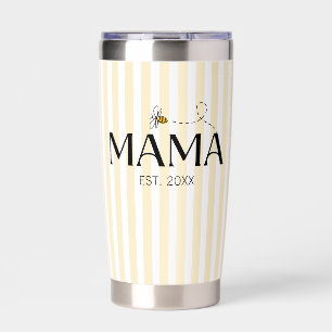 Mama Gender Neutral Cute Mother to Bee Baby Shower Insulated Tumbler