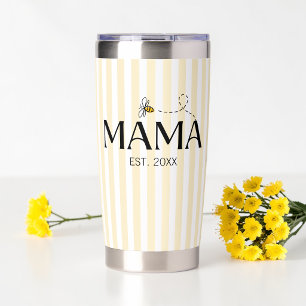 Mama Gender Neutral Cute Mother to Bee Baby Shower Insulated Tumbler
