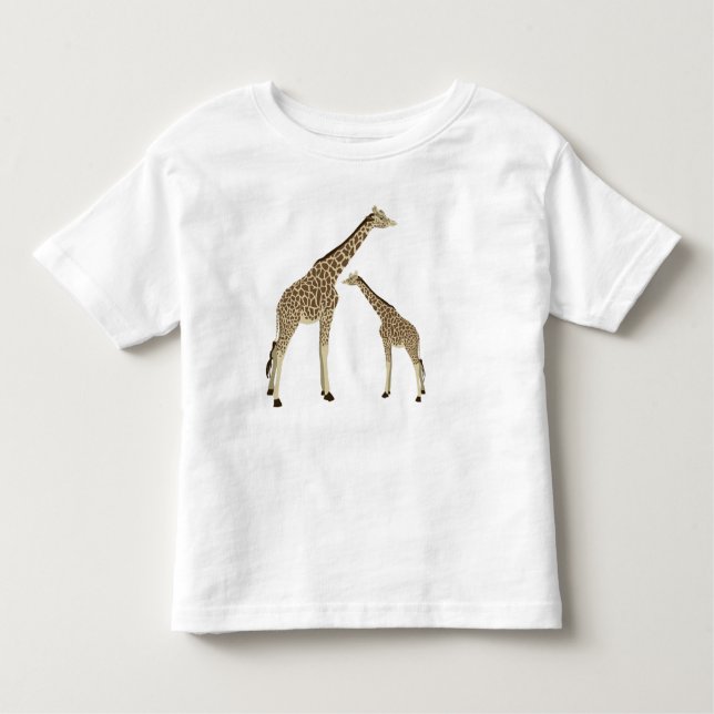 Mama Giraffe Toddler T-Shirt (Front)
