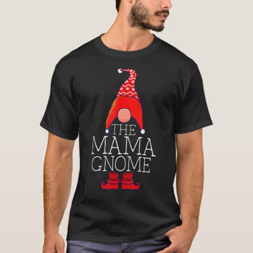 Mama Gnome Family Matching Group Christmas Outfits T_Shirt