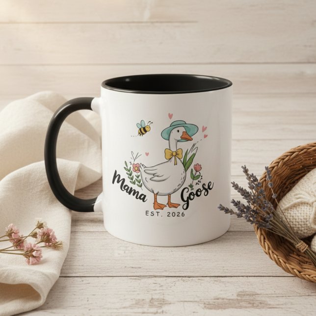 Mama Goose Est Sweet Motherhood Style Mug (Creator Uploaded)