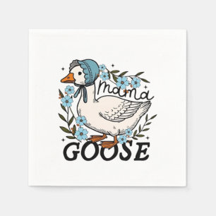 Mama Goose Silly Goose Mothers Day Napkins