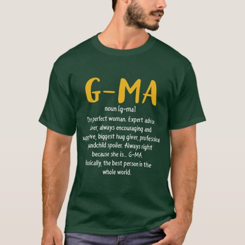 Mama Granda Mothers Day clothing love GMa Perfect  T_Shirt