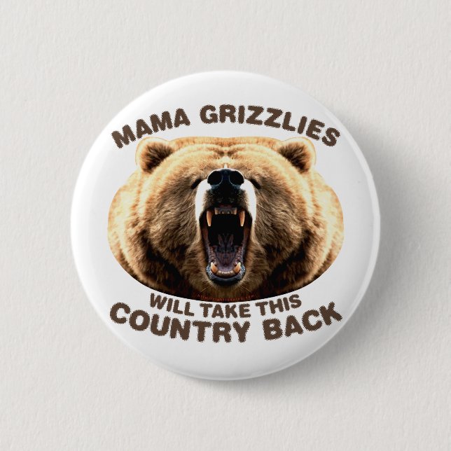 Mama Grizzlies Button (Front)