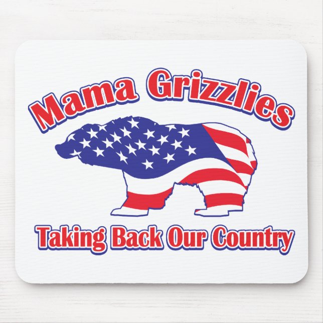 Mama Grizzlies Mouse Pad (Front)
