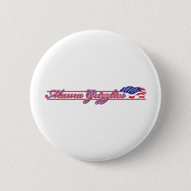 Mama Grizzlies Pinback Button (Front)