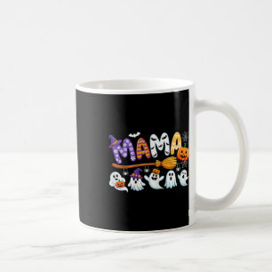 Mama Halloween Boo Ghost Horror Costume Funny Part Coffee Mug