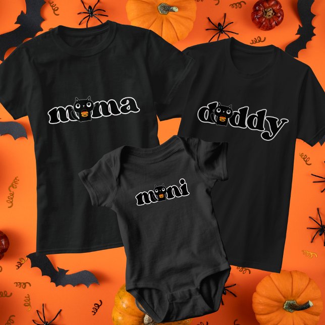 Mama Halloween Cat Trick-o-Treating T-Shirt (Creator Uploaded)