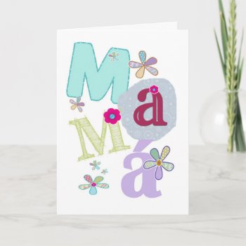 Mama  Happy Mother's Day In Spanish Card by barbaramarion at Zazzle