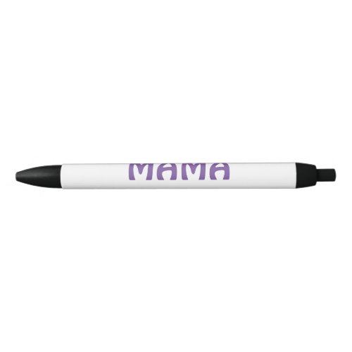 Mama happy mothers retro purple add name text vint black ink pen