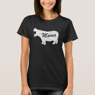 Mama Hippo Mom Mother Day Shirt Mom Hippo T Shirt