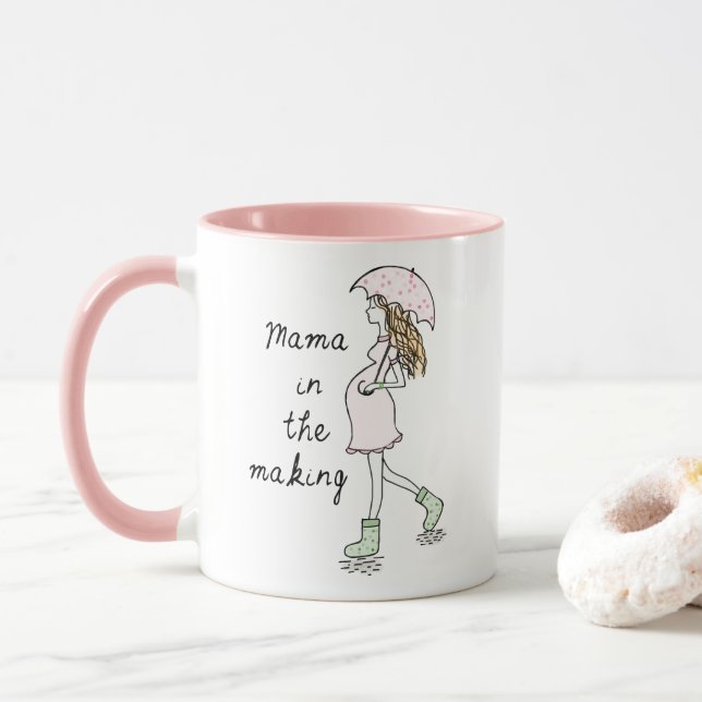 Mama in the making mug (With Donut)