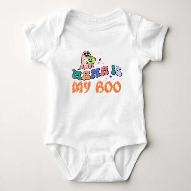 Mama Is My BOO Baby Bodysuit (Front)