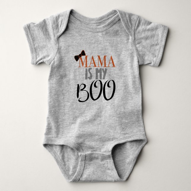 Mama Is My Boo Baby Bodysuit (Front)