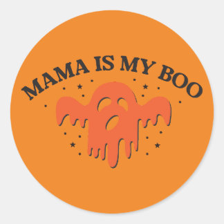 Mama Is My Boo Sticker