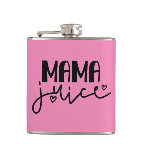 Mama Juice Funny Mom Drinking Flask