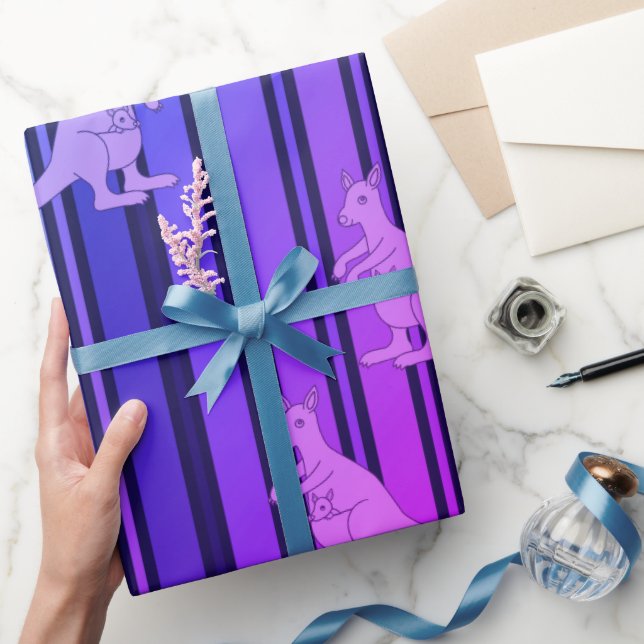 mama kangaroo  wrapping paper (Gifting)