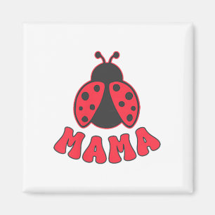 Mama Ladybug First Birthday Girl Family Matching P Magnet